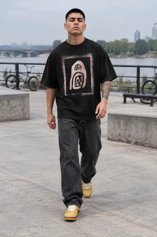 Outfit met T-shirt met korte mouwen en Nike Dunk Low Lage · Diego