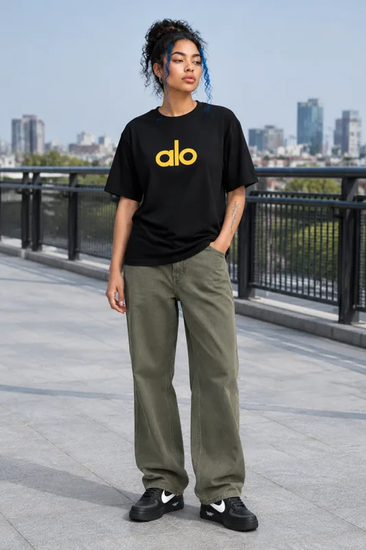 Outfit con T-shirt e Sneakers Basse Air Force 1 · Lucía · Lucía