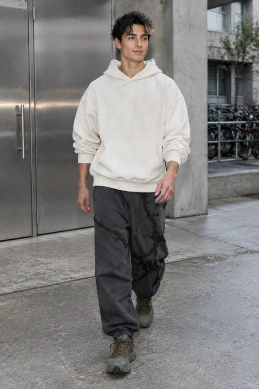 Zip-Up Hoodie and Jogger & Moncler sneakers outfit · Rio
