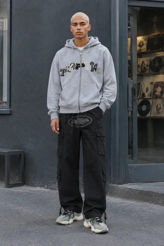 Outfit con Tuta Trapstar con felpa, Pantaloni cargo e Sneakers Adidas · Nico