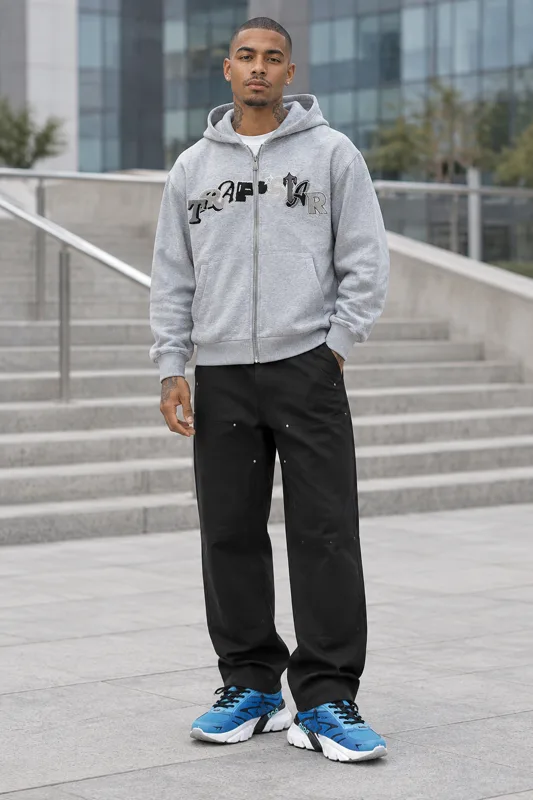 Outfit met Trapstar trainingspak, Carhartt casual broeken en Dior B44 Lage Chunky · Milo