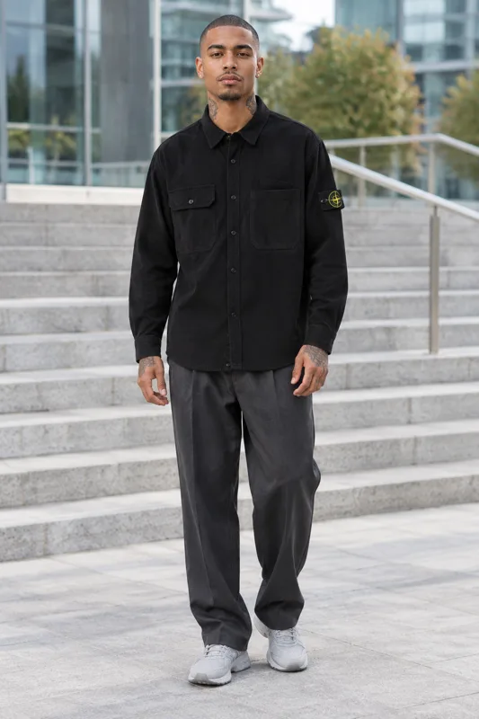 Stone Island shirt (point collar) outfit · Milo